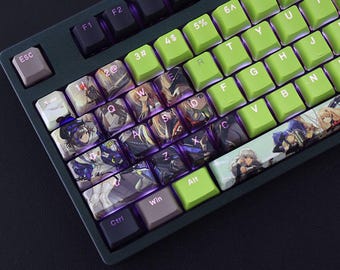 Tower of Fantasy Keycap Set Japanese PBT 108 Key OEM MX Style