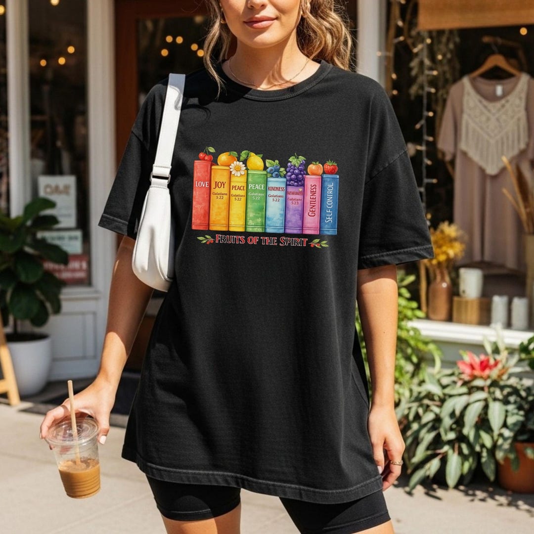 Comfort Colors® Fruits of the Spirit Shirt Christian Bible Verse ...