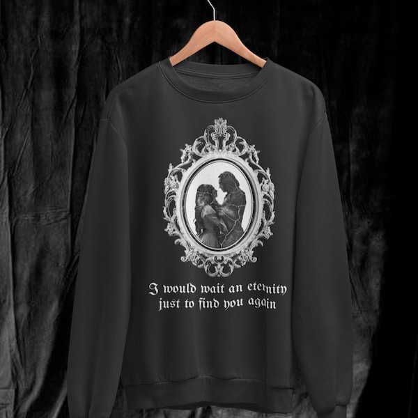 Sweat Dracula Love Tale : col rond gothique vampire romantique