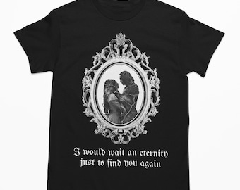 Dracula Love Tale T-Shirt: Gothic Vampir Liebhaber Tee