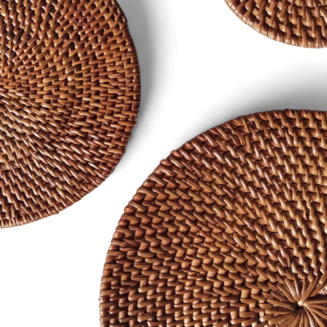 White wash rattan placemats - België