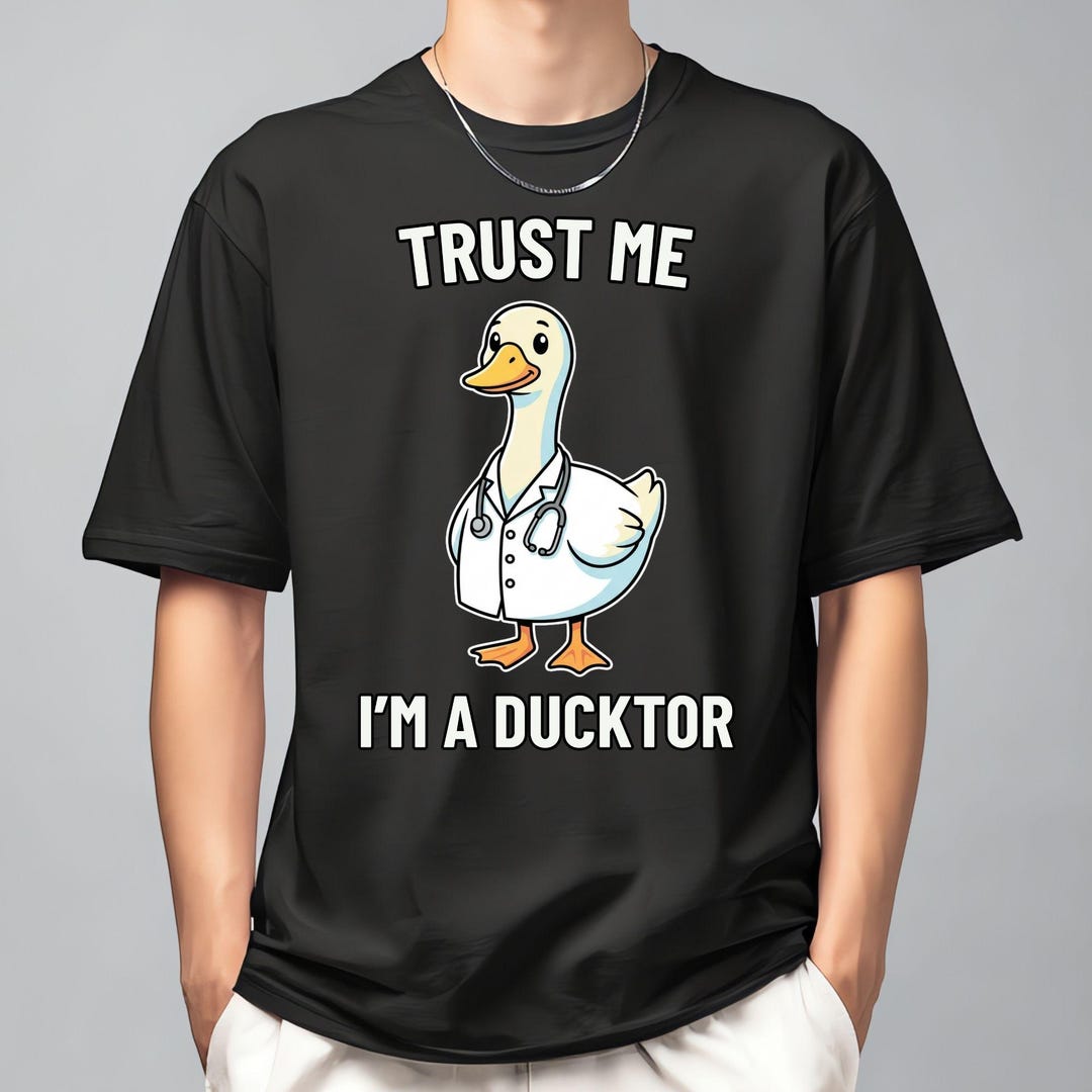 Ducktor PNG Funny Duck Medical Humor Nurse Gift Sublimation Design ...