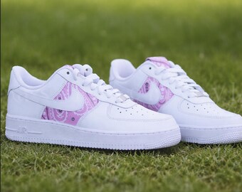 Custom Nike Air Force 1 Low Sneakers - Strawberry Lemonade  display picture 1