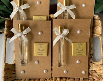 Personalized Perfume Party Favors: Custom 10ml Bridal Shower Gift