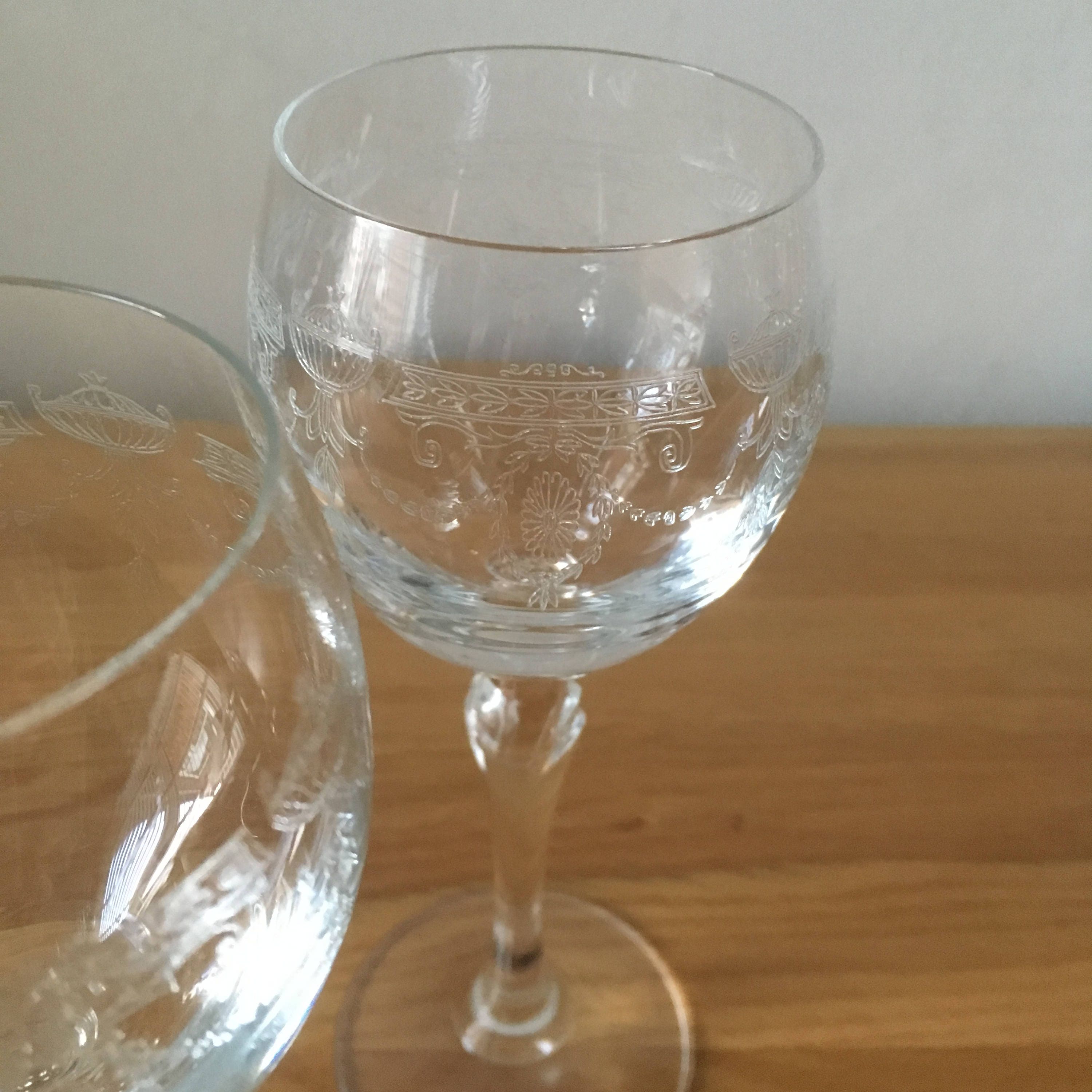 etched wine glasses etched wine glasses
