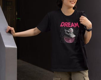 Retro Dream T Shirt Trendy Graphic Tee Aesthetic Streetwear Shirt Minimal Typography Tee Cool Outfit Gift Idea