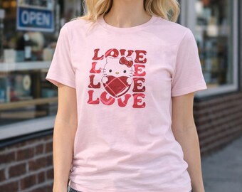 Character Love T-Shirt, Valentine's Day Gift