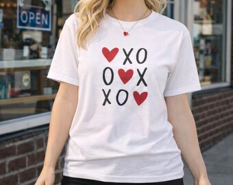 XO Heart T-Shirt, Romantic Valentine's Day Gift