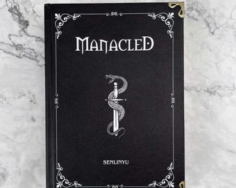 Manacled Book | Snake Edition, Illustrated Fanfiction, Handmade Hardcover