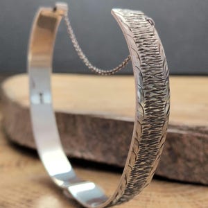 Vintage Brutalist Silver Bangles - Etsy UK