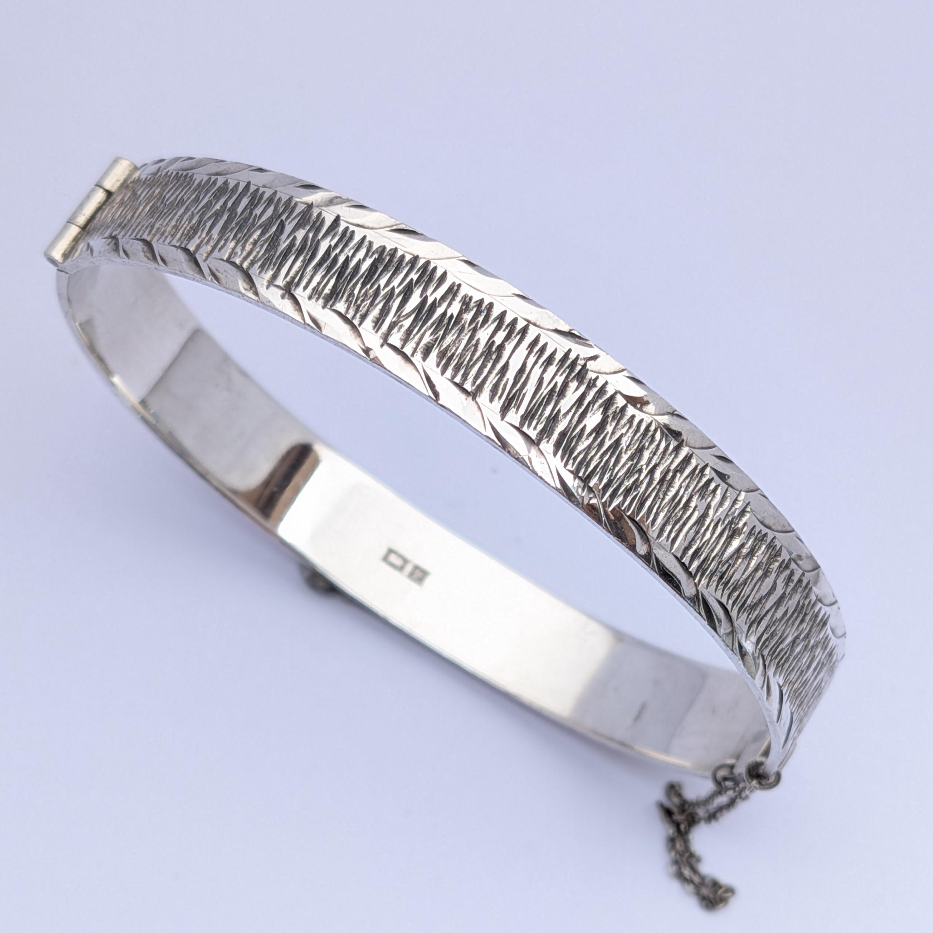 Vintage Brutalist Silver Bangles - Etsy UK