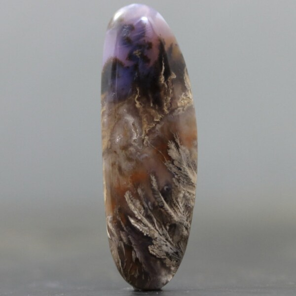 Purple Sage Agate Chalcedony Natural Gemstone (V5463)