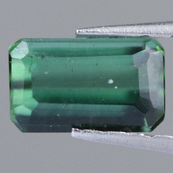 Green Tourmaline Verdelite Faceted Gemstone Brazil