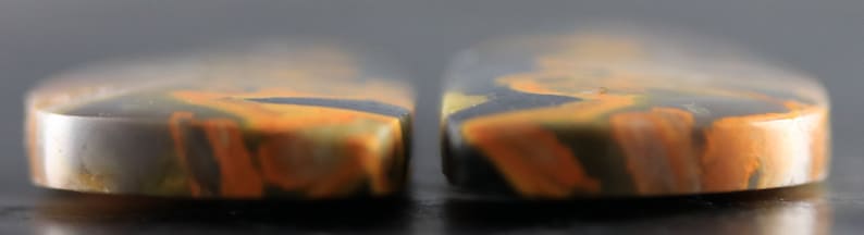 Bumblebee Jasper Gemstone Pair
