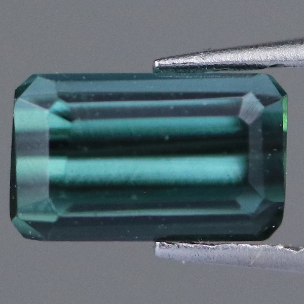 Blue Green Tourmaline Faceted Gemstone