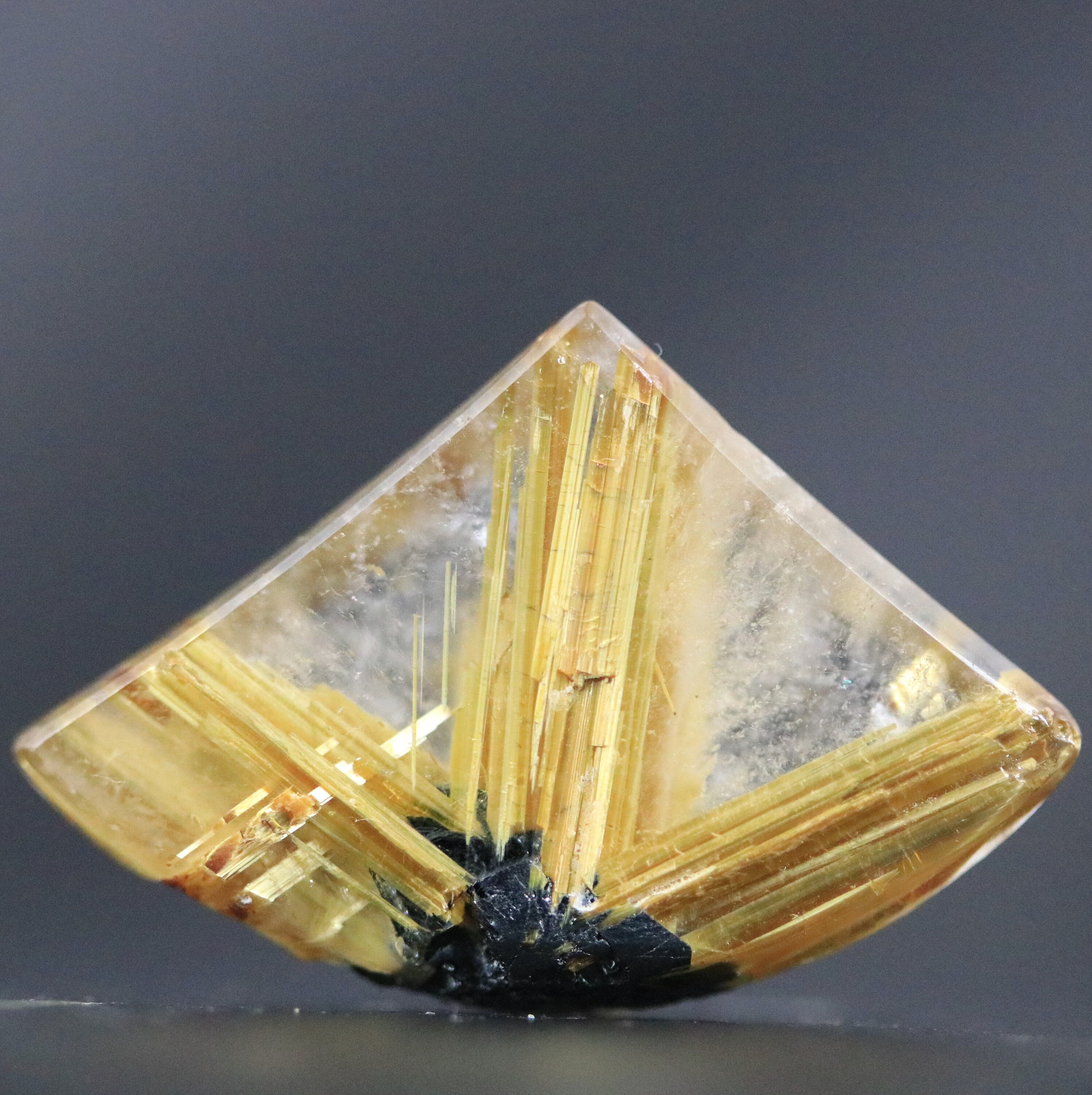 Star Rutile Gold Star Rutile Venus Hair Included Golden Rutilated Quartz Gemstone ...