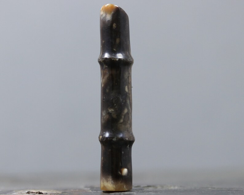 Bird/'s Eye Agate Fossil Bamboo Shape