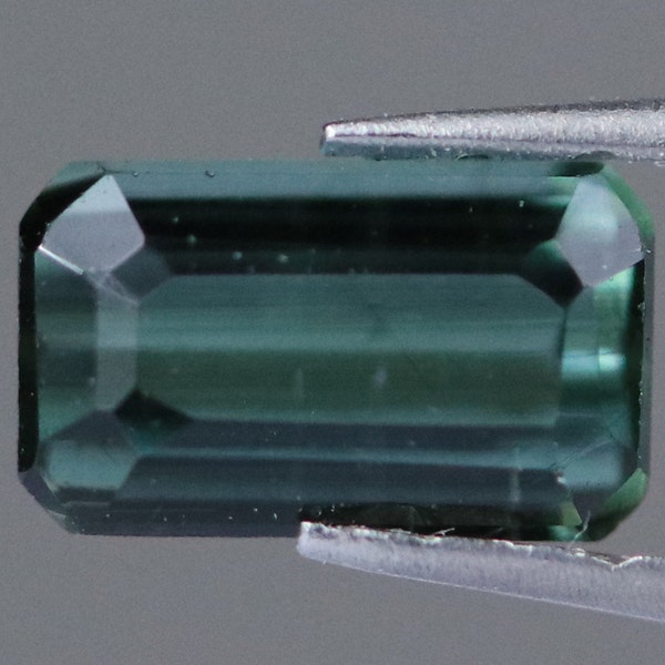 Blue Green Tourmaline Faceted Gemstone Indicolite Untreated Natural Stone