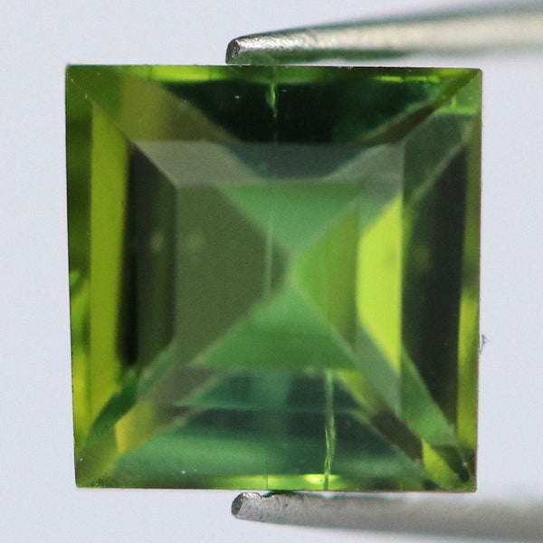 Green Tourmaline Faceted Gemstone Verdelite Natural Untreated High Clarity Brilliant Stone Ring Pendant Jewelry Designs