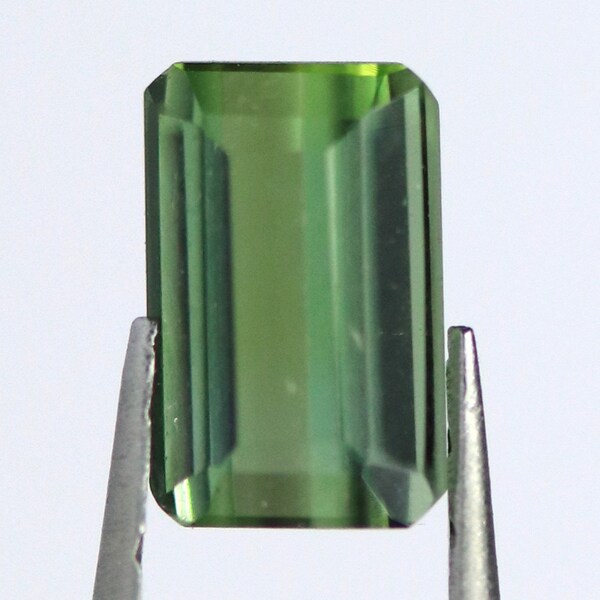 Green Tourmaline Faceted Gemstone Verdelite