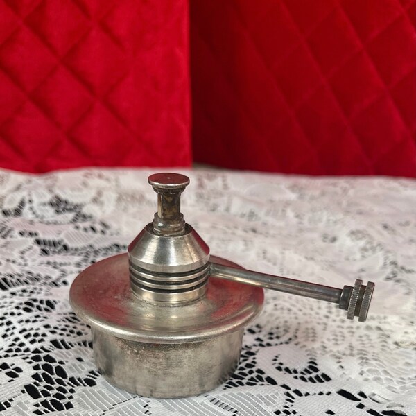 Vintage Chaffing Dish Burner With Wick Silverplate