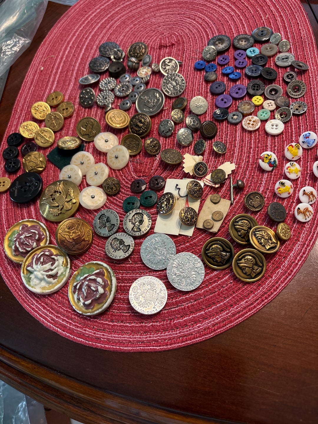 Bramded Button Designer Vintage Branded Buttons: Military, Crest, Eagle, Anchor Bin 7 ...