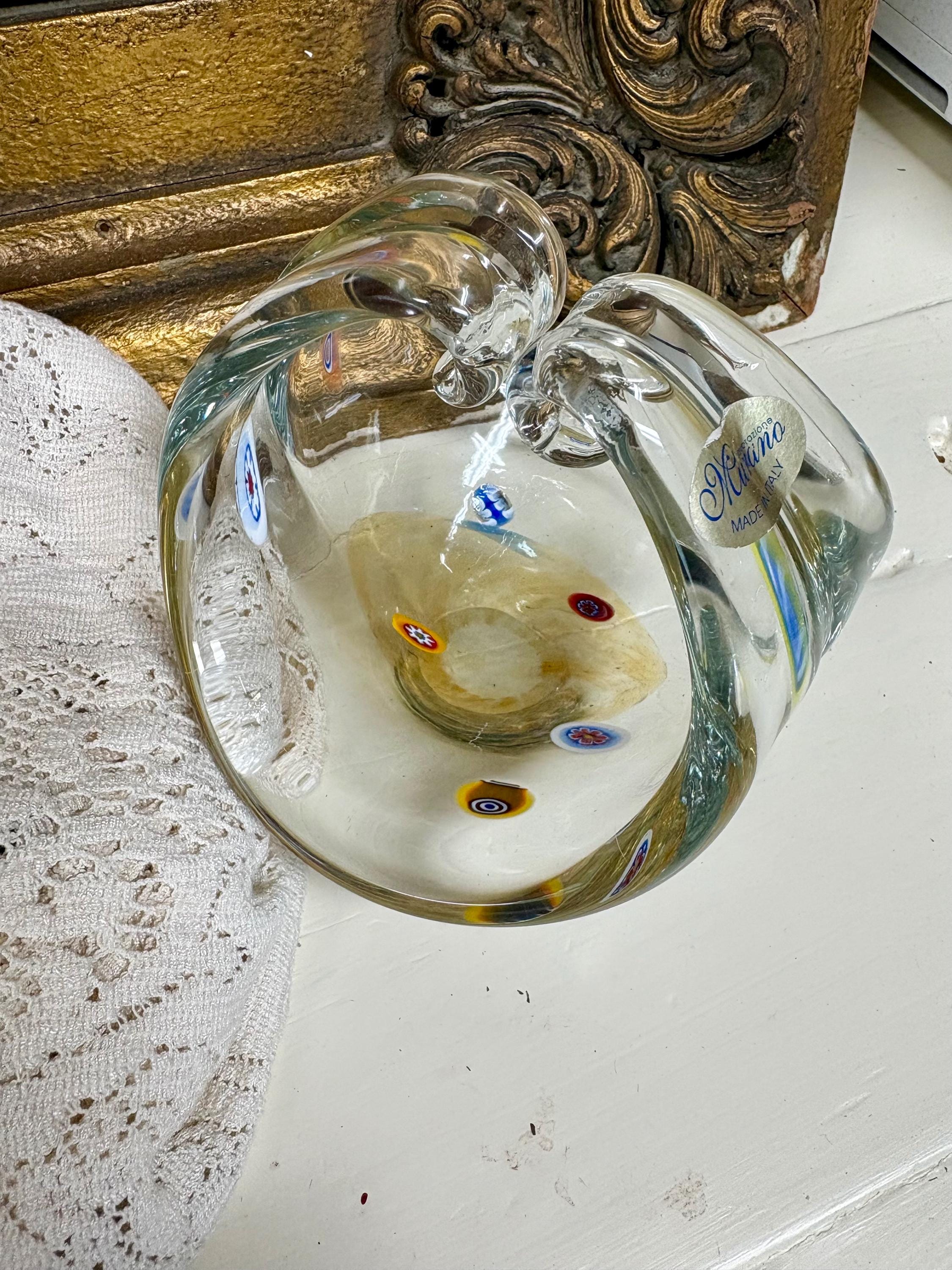 Murano Glass Basket - Etsy
