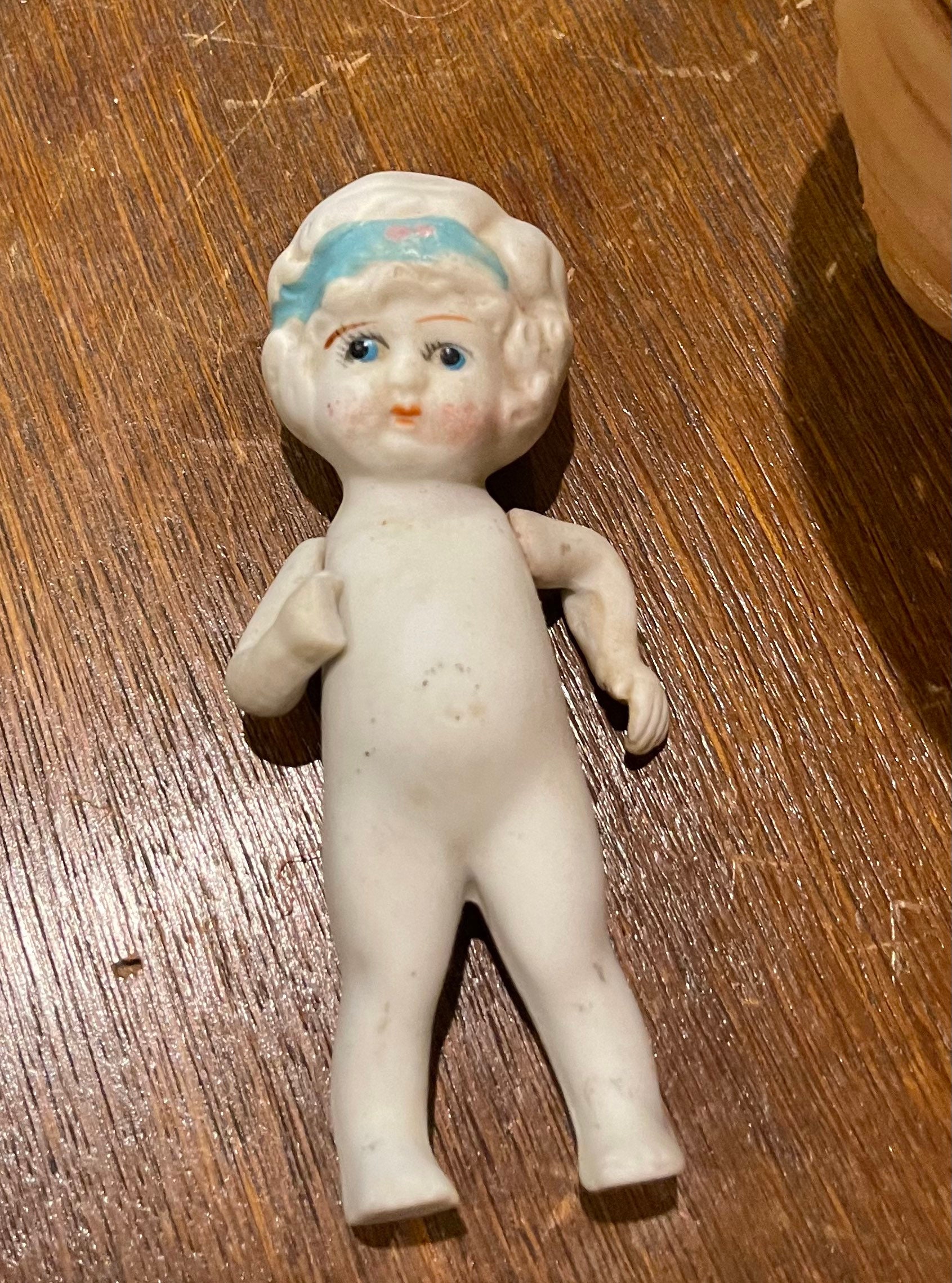 Ck BISQUE Penny Doll Marked Made in Japan Hand Painted