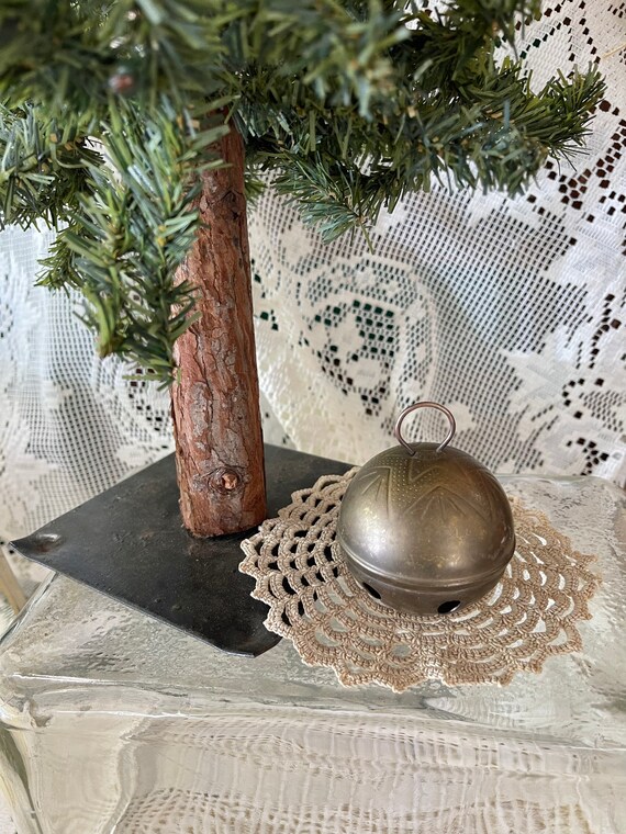 Gold Tone Christmas Bell Ornament