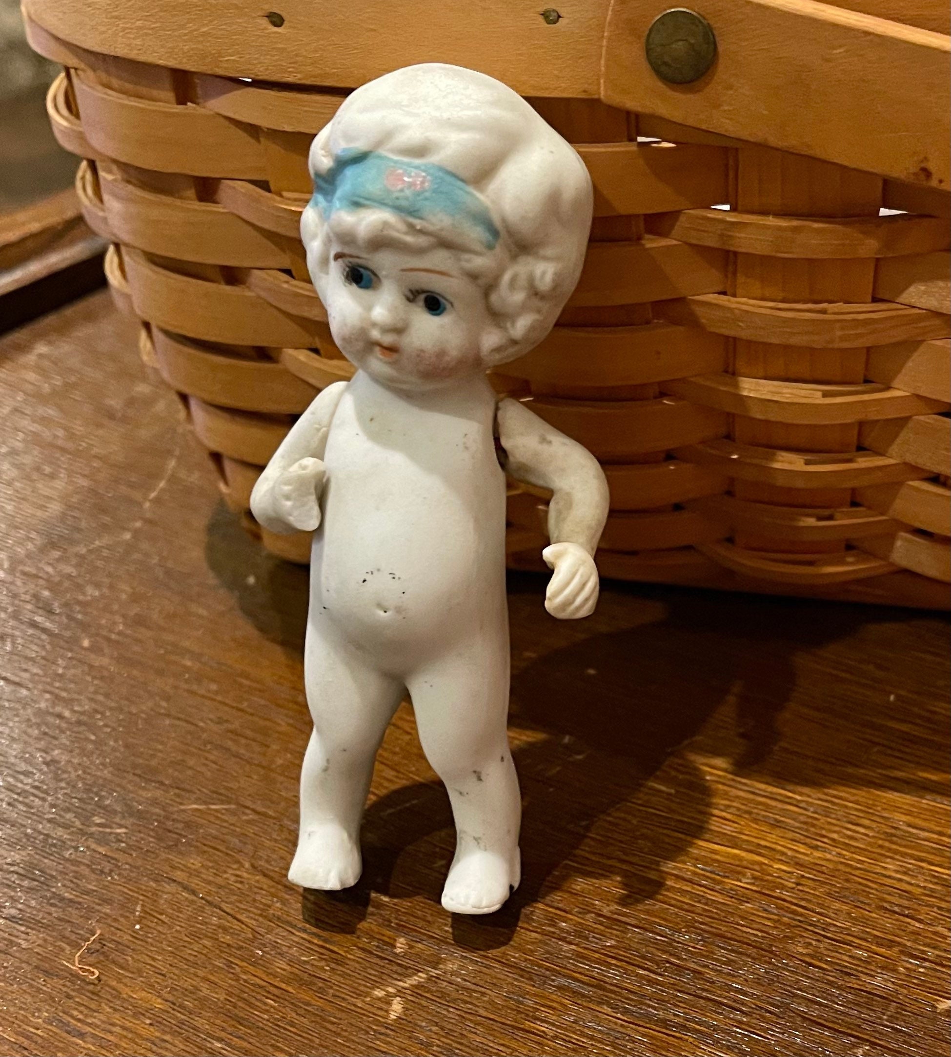 Ck BISQUE Penny Doll Marked Made in Japan Hand Painted Ck BISQUE Penny Doll Marked Made in Japan Hand Painted