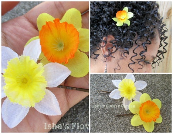 yellow hair flower
