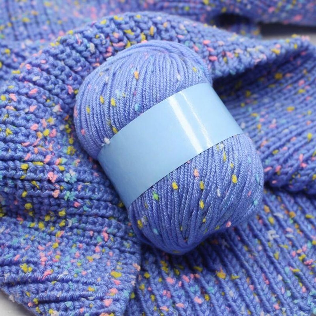 Soft Spotted Pure Cotton Medium Coarse Yarn, Handmade DIY Weaving ...