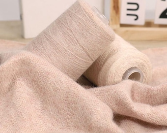 100% cashmere thread, hand woven DIY material fine thread 50g, suitable for crochet and needlework to make sweaters and scarves