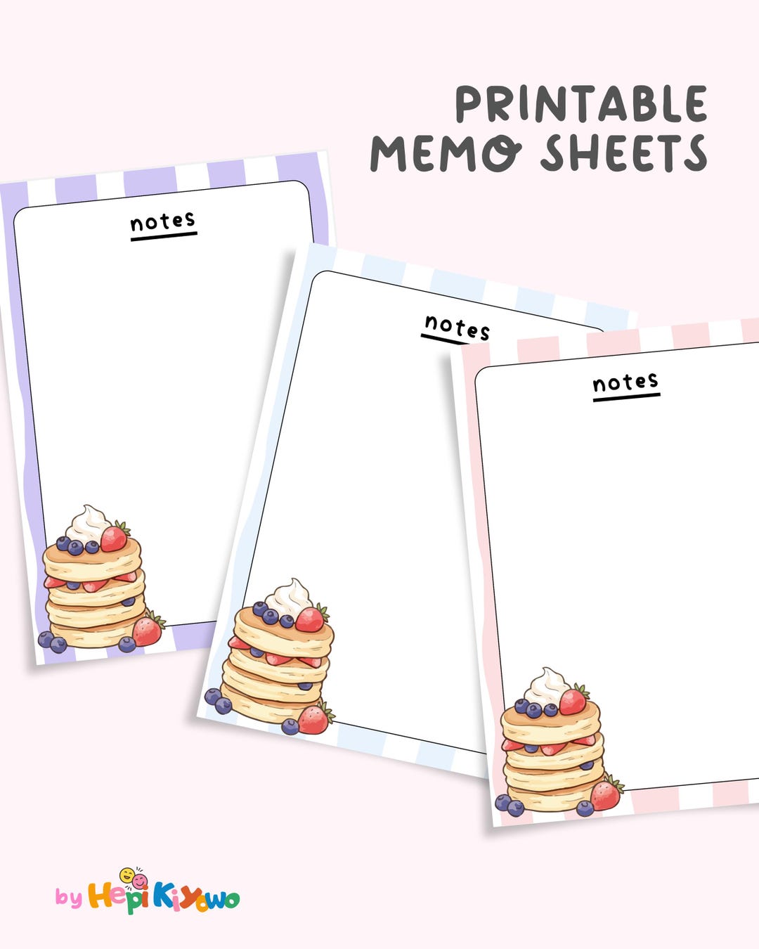 30 Printable Dessert Food Notepad Collection (digital Download) - Etsy