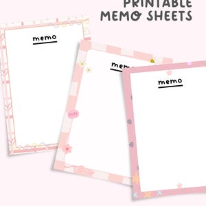 Digitale Produkte Enthält 27 Kiyowo und bunte Memo Sheets
