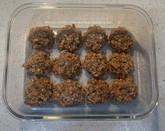 Blueberry and yogurt dog biscuits