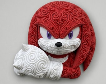 Sonic Knuckles Wall Art
