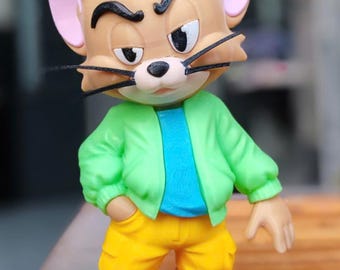 Tom en Jerry Jerry Urban Vibes 3D-geprint figuur 7 inch