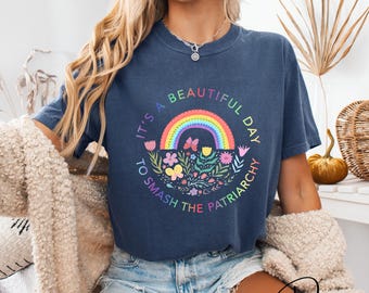 Female The Real Thing Shirt | Feminist Statement T Shirt | Women Empowerment Graphic Tee | Bold Female Slogan Shirt