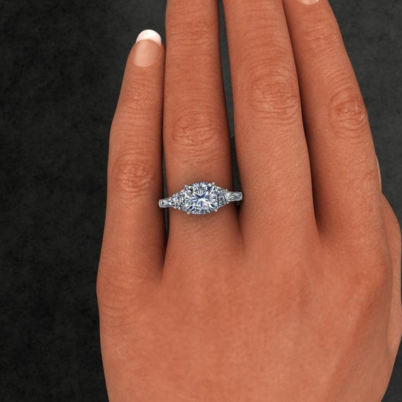 Custom cz engagement rings clearance