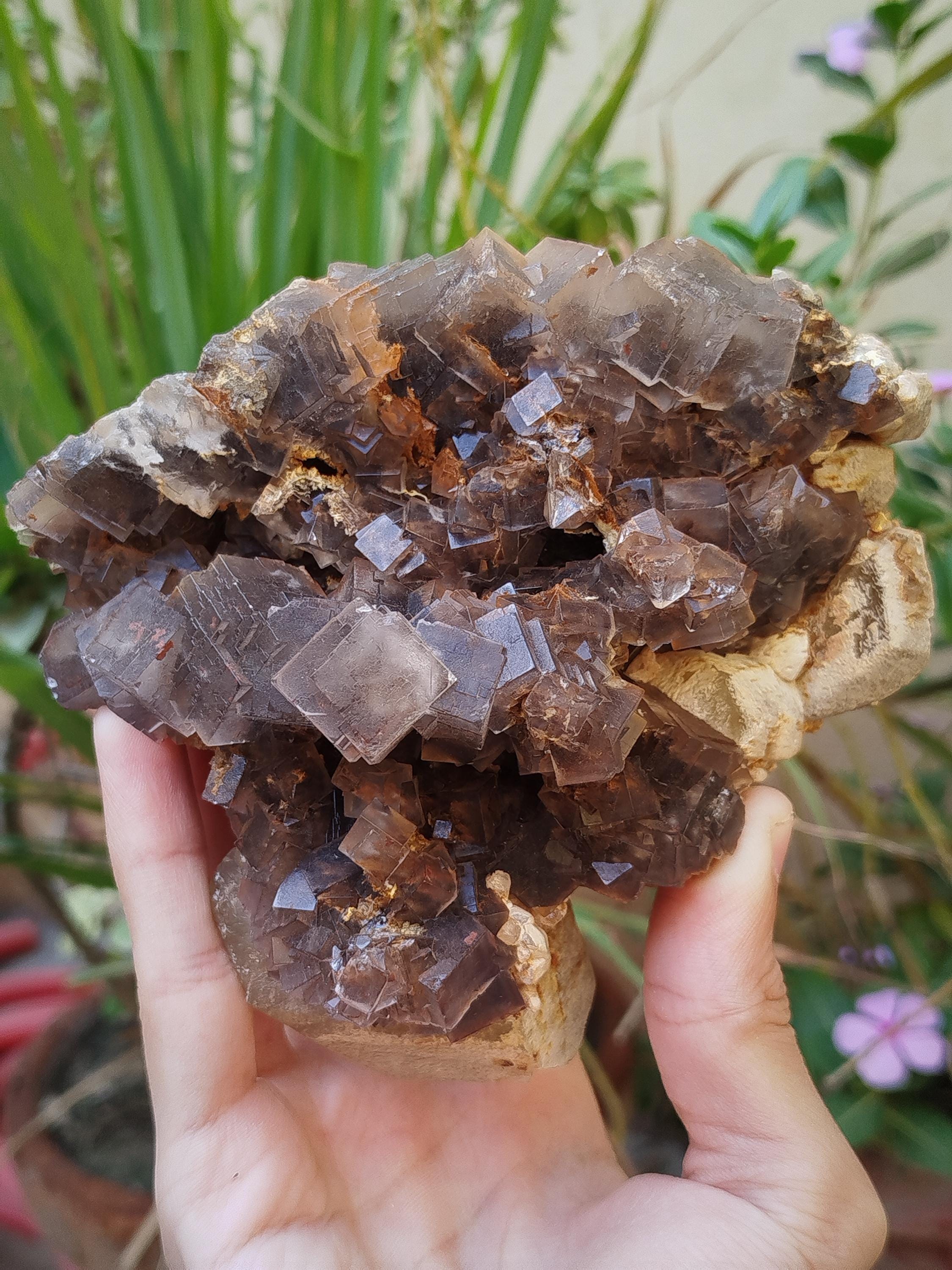 Pierre Fluorite Naturelle Multicolore Du Brésil 91,75 Carats - Certifiée AGSL