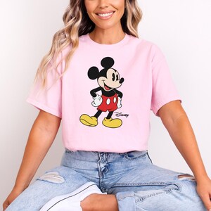 Retro Mickey Mouse Tshirt, Vintage Mickey Sweatshirt, Disney Vacation Sweater, Mickey and Minnie Sweatshirt, Classic Mickey Sweater image 2