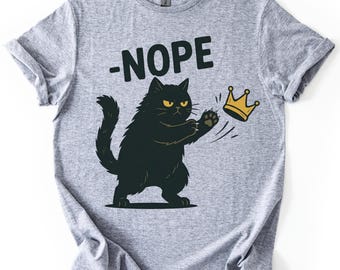 Camiseta "No Kings in America" con gato negro, camiseta "No Kings", camiseta patriótica, camiseta de la Estatua de la Libertad, camiseta de justicia social