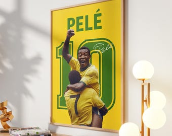 Zico Brazil art print - Etsy 日本