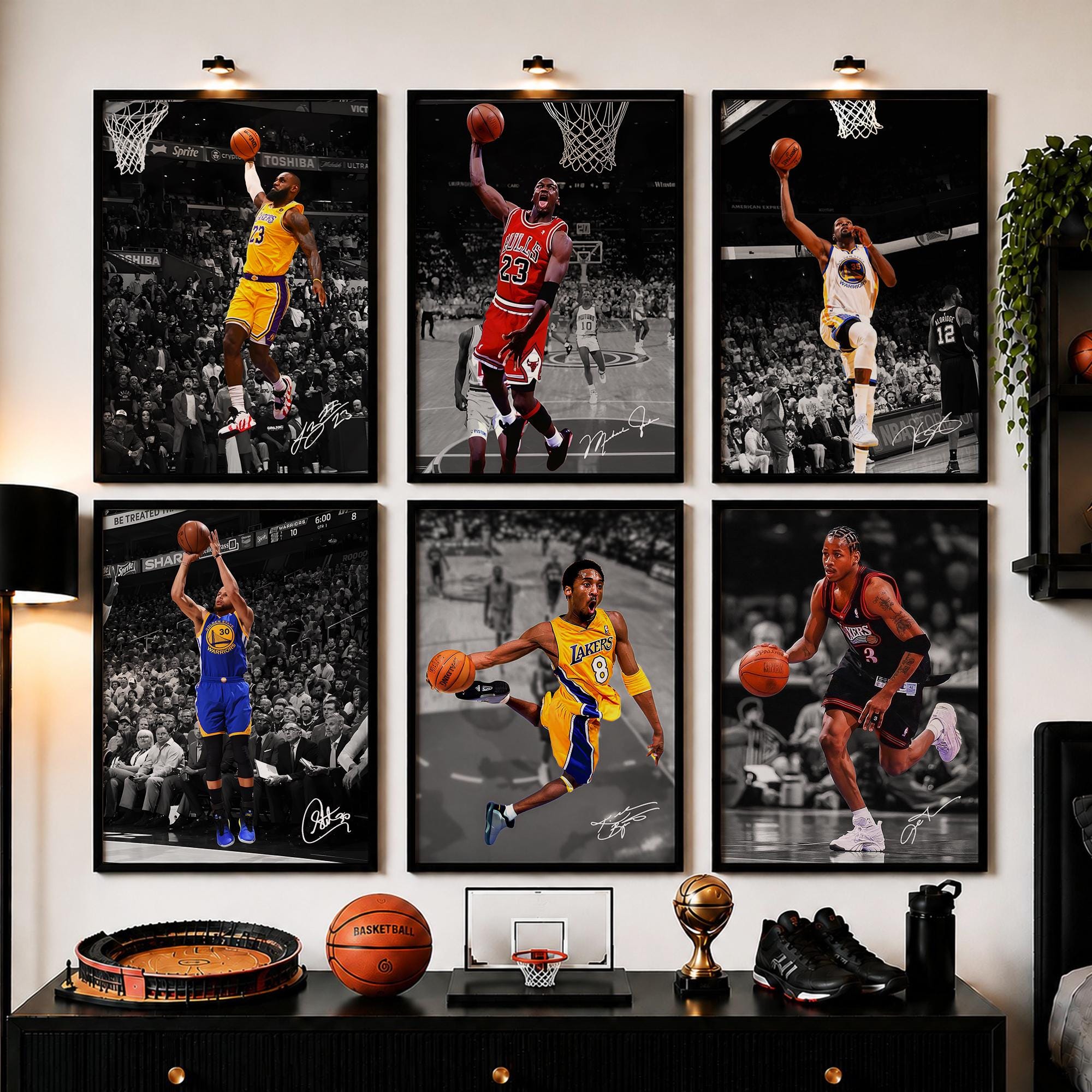 NBA ポスター10枚セット Nba poster - Etsy 日本