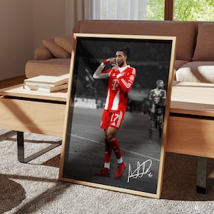 Bayern Munich Signed Poster Set, Harry Kane, Michael Olise, Luis Diaz, Jamal Musiala, Manuel Neuer, Joshua Kimmich, Soccer Fan Gift image 5