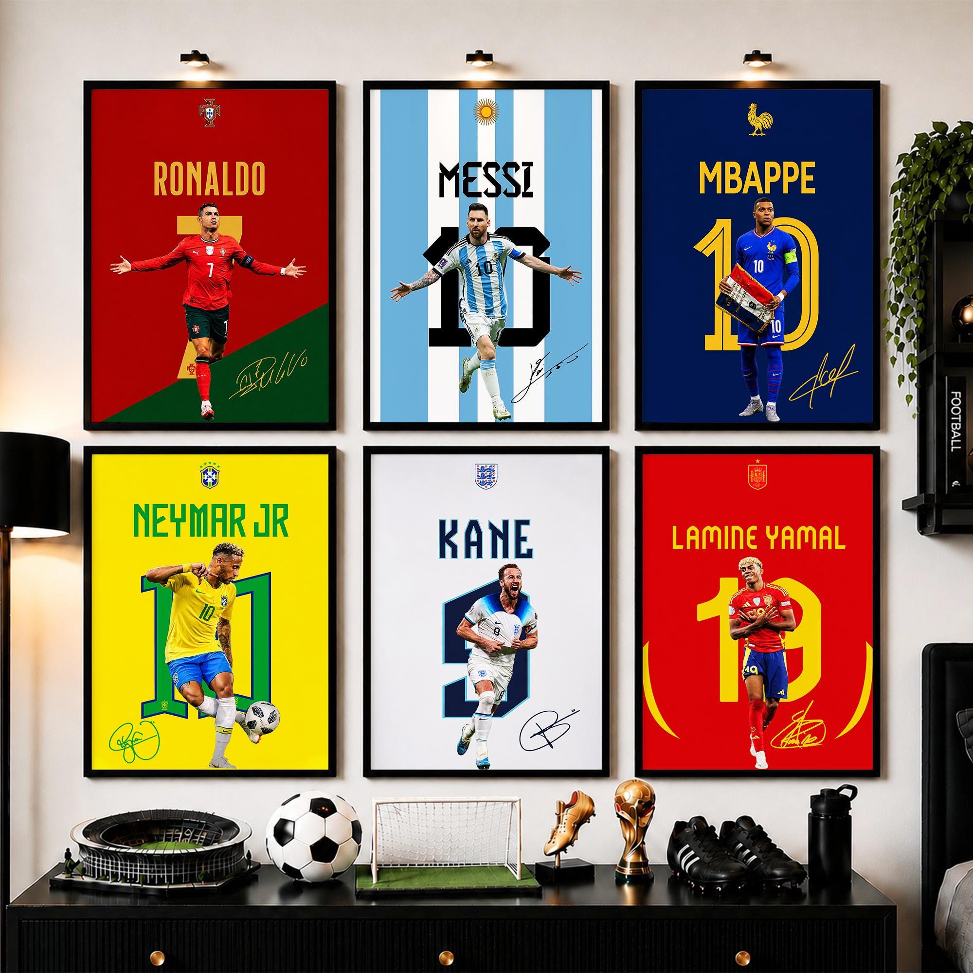 Ronaldo and Messi Signature - Etsy