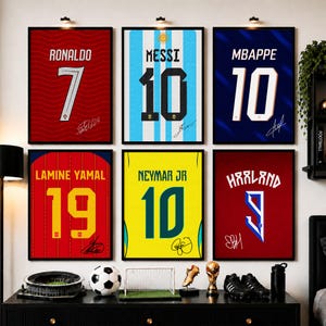 Yamal Framed Jersey - Etsy UK