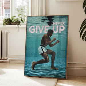 Póster de Muhammad Ali, Impresión de Muhammad Ali, Arte mural de Muhammad Ali, Póster deportivo, Póster de boxeo, Arte mural de boxeo