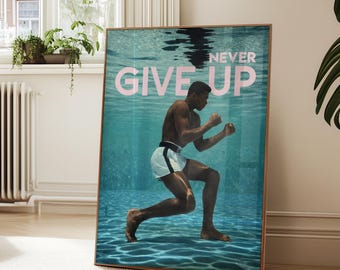 Póster de Muhammad Ali, Impresión de Muhammad Ali, Arte mural de Muhammad Ali, Póster deportivo, Póster de boxeo, Arte mural de boxeo